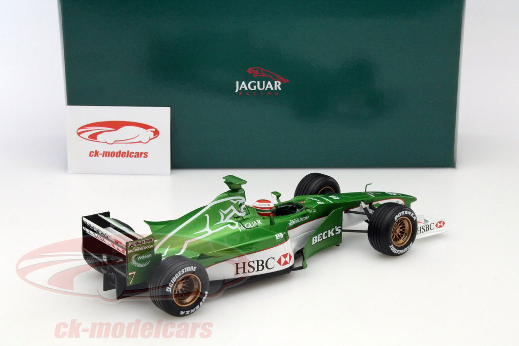 HotWheels 1:18 Eddie Irvine Jaguar R1 #7 formula 1 2000