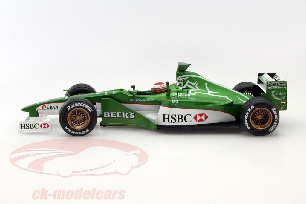 HotWheels 1:18 Eddie Irvine Jaguar R1 #7 formula 1 2000