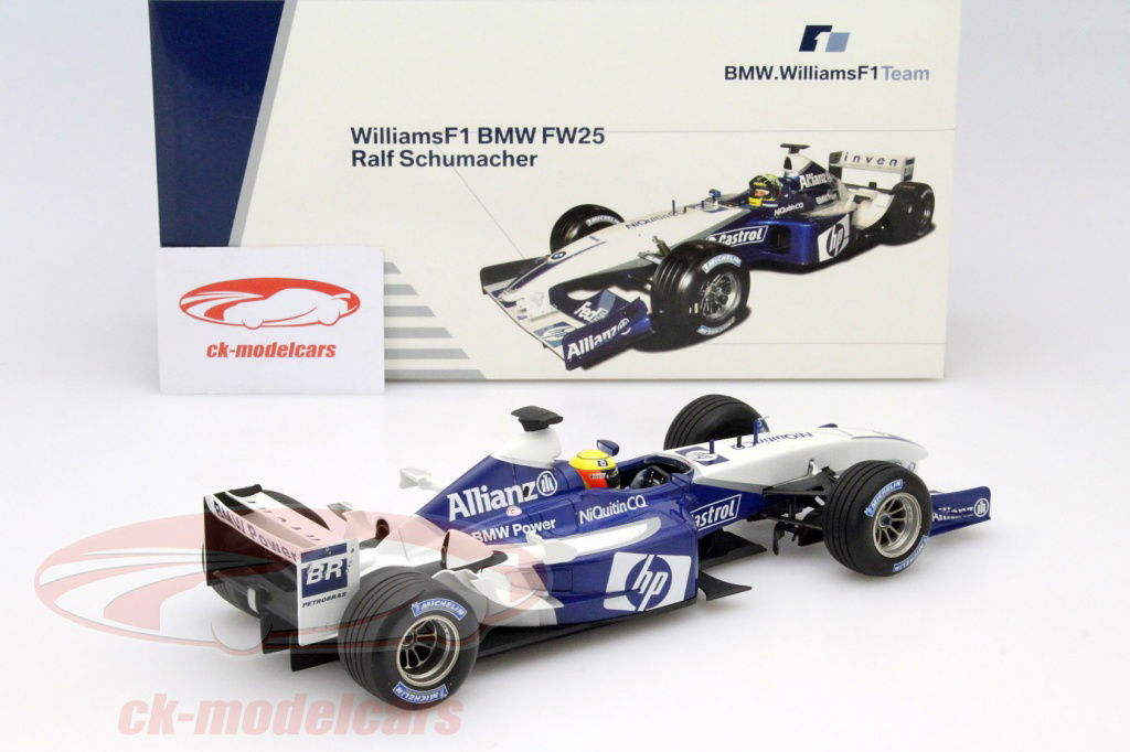 ウィリアムズFW25 F1カー ミニカー 1/18スケール Minichamps 1:18 Ralf Schumacher Williams FW25 #4 formula 1