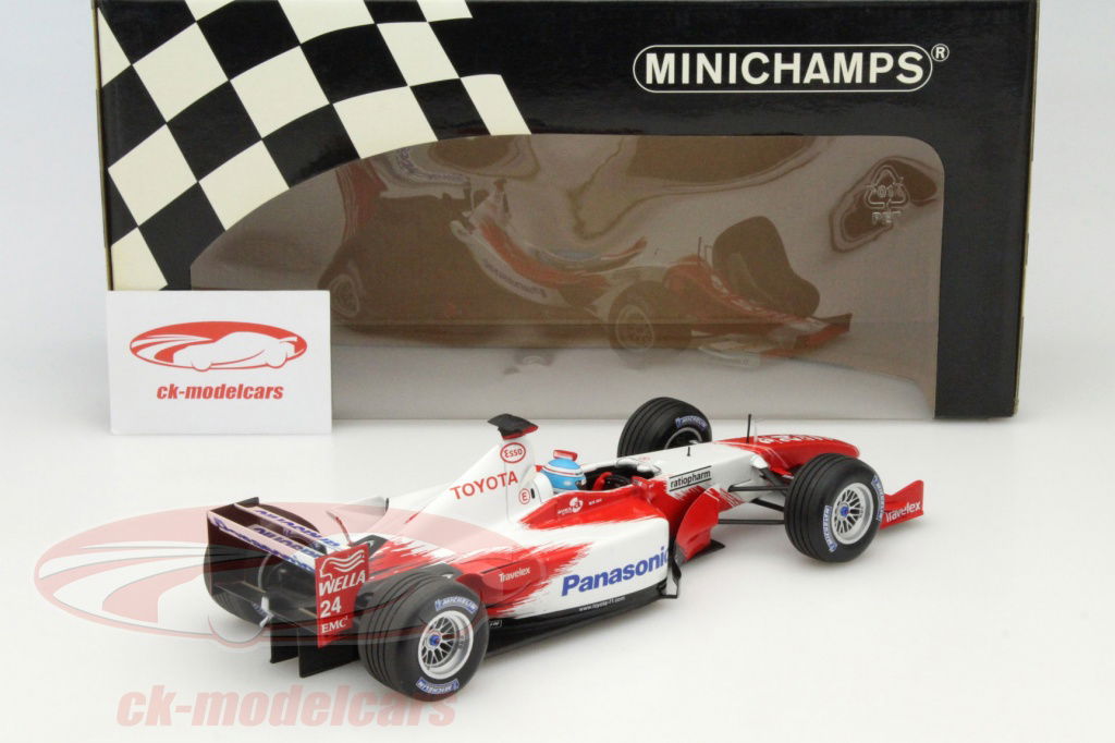 Minichamps 1:18 M. Salo Panasonic Toyota Racing TF102 #24