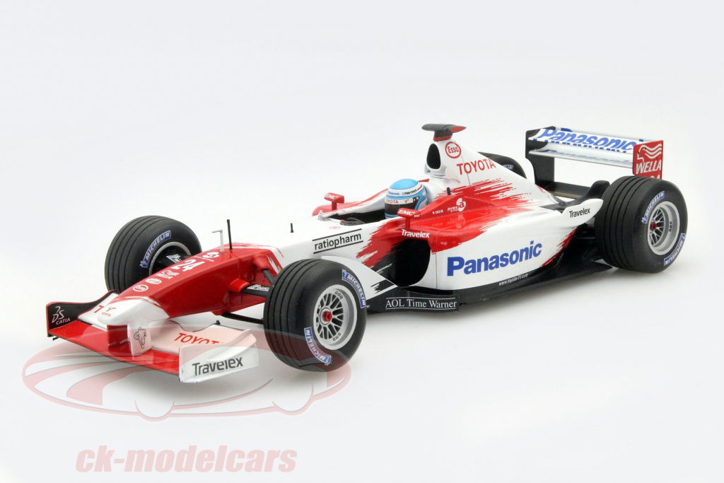 【ミニチャンプス　TOYOTA TF102 2002年　1/18】 Minichamps 1:18 Panasonic Toyota TF102 Promotional Showcar