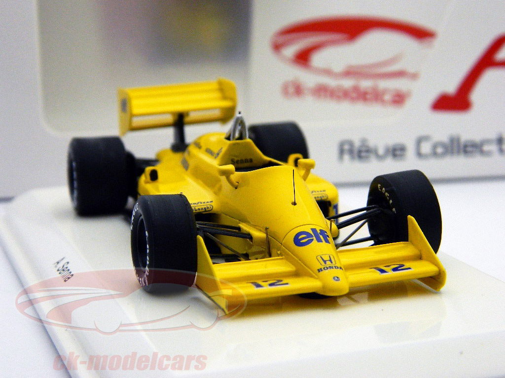 Spark 1:43 A.セナロータス99T＃12のF1優勝モナコGP 1987 分