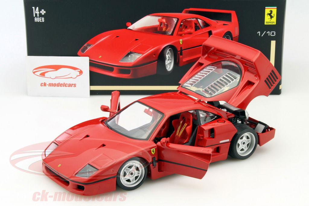 Ferrari F40 1/18スケールモデル 赤　burago イタリア製 Amazon.com: Burago 1/18 Scale Metal Model 18-16601 - Ferrari