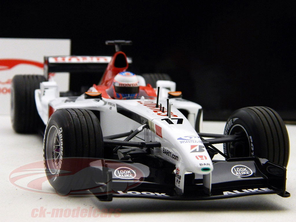 特価 MINICHAMPS (1/18) BAR ホンダ 003 ミニチャンプス(MINICHAMPS)|BAR HONDA 03 J.ヴィルヌーヴ #10