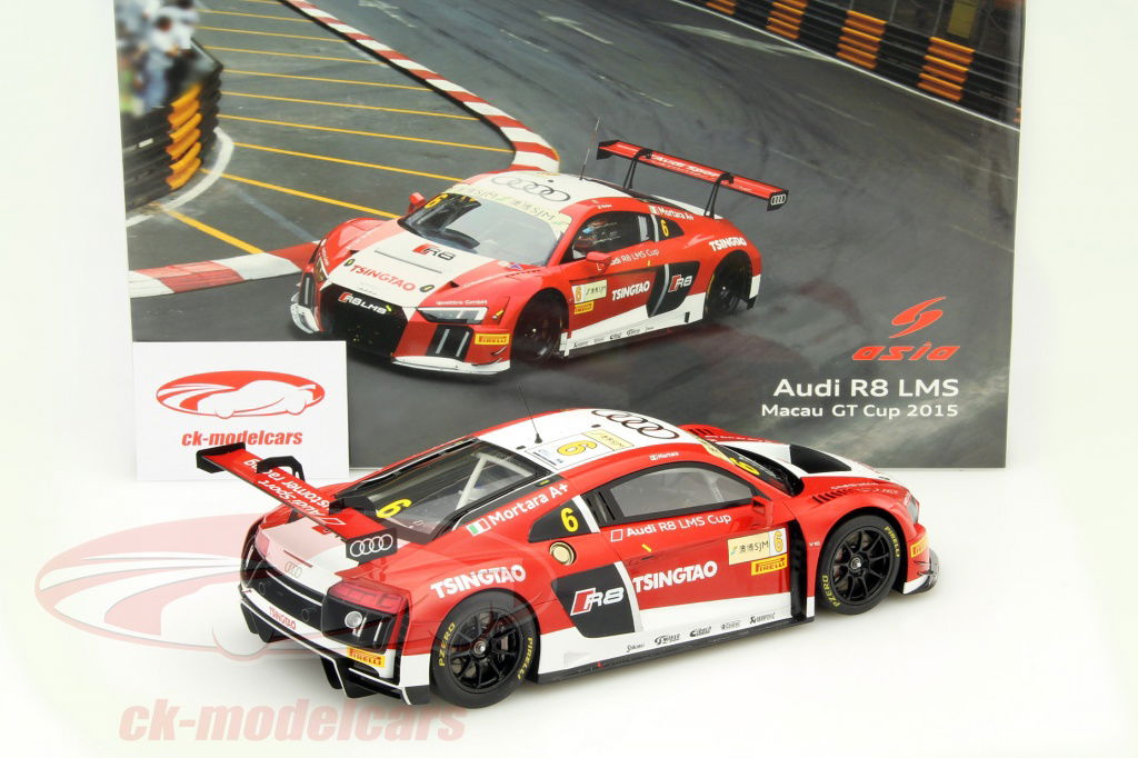 Audi R8 LMS 2015 MACAU FIAGT プラモデル Spark 1:18 Audi R8 LMS #6 Macau GP FIA GT World Cup 2015