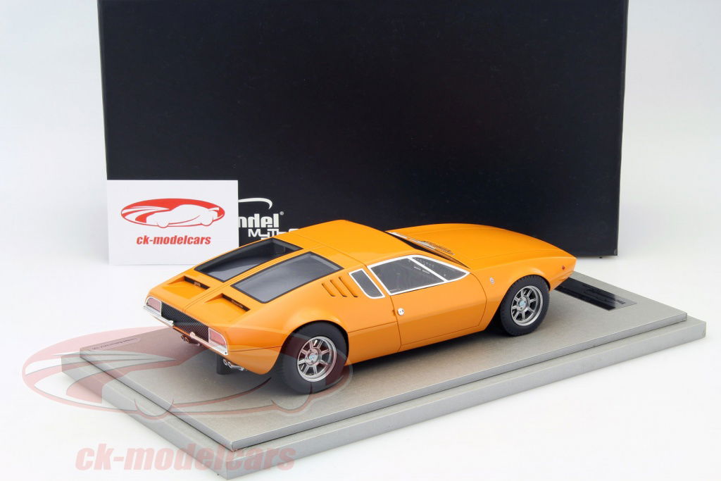 Tecnomodel 1:18 De Tomaso Mangusta Year 1971 gloss orange