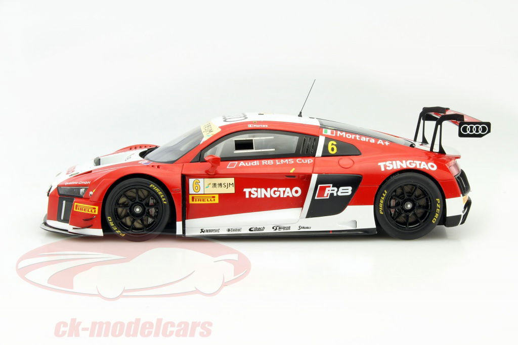 Audi R8 LMS 2015 MACAU FIAGT プラモデル Spark 1:18 Audi R8 LMS #6 Macau GP FIA GT World Cup 2015