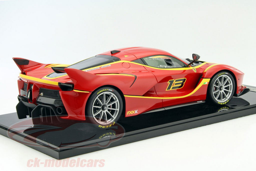 BBR Models 1:12 Ferrari FXX-K #13 red / yellow BBR1204G