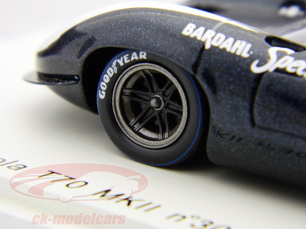 Spark 1:43 ローラ T70 MKII #30 ダン ガーニー 当選者 ブリッジ