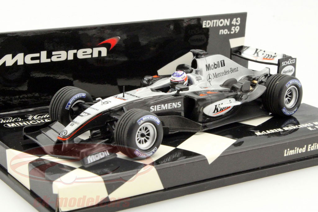 Minichamps 1:43 Kimi Räikkönen McLaren MP4-19B #6 formula 1