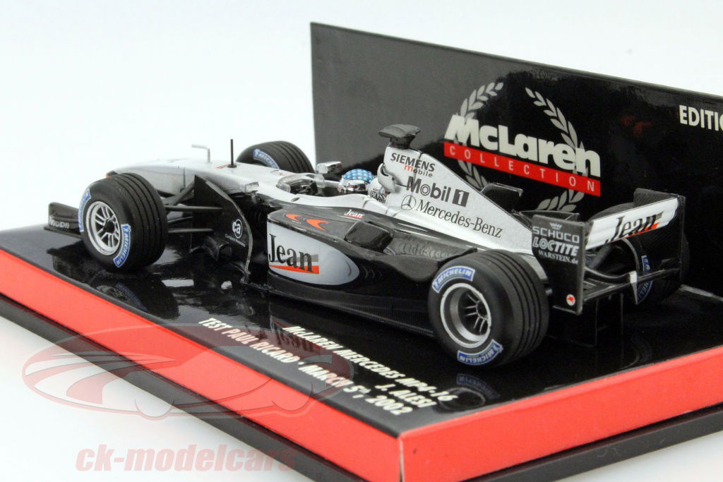 Minichamps 1:43 Jean Alesi McLaren Mercedes MP4-16 #1 Test