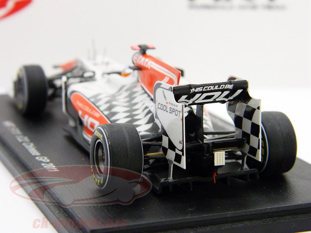 Spark 1:43 N. Karthikeyan HRT F111 #22 formula 1 2011