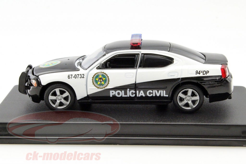 Greenlight 1:43 Dodge Charger Pursuit Sao Paulo Police Fast