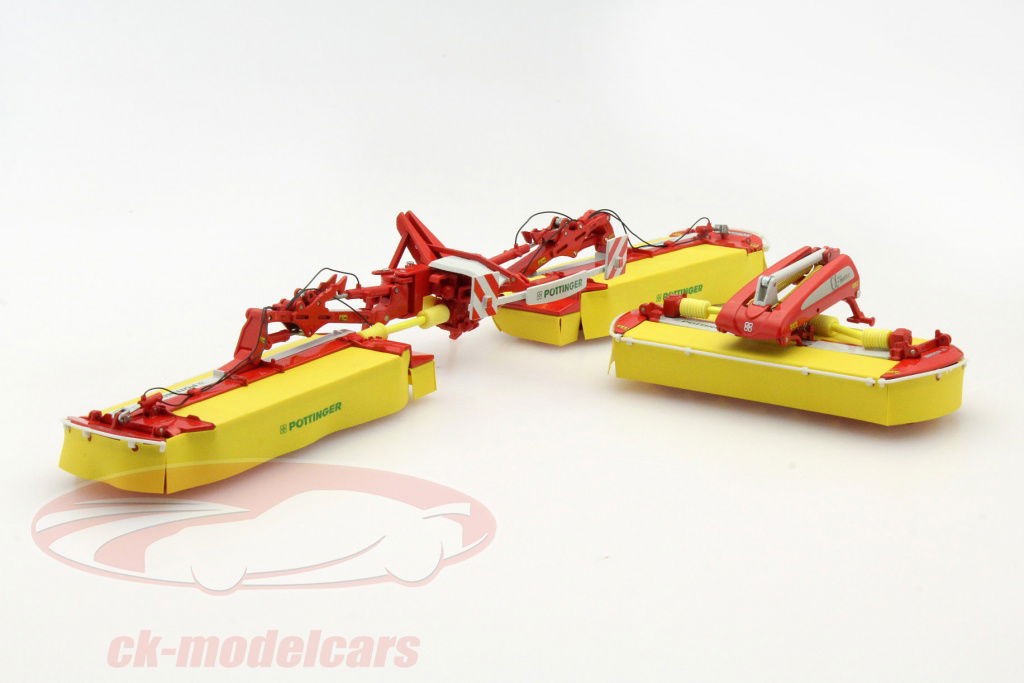 Wiking Pöttinger Novacat V10 1:32 WIKING POTTINGER NOVACAT V10 MOWER SET 1/32 7341 *BOXED