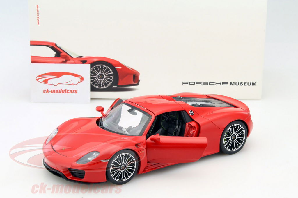 アインズ Welly 1:18 Porsche 918 Spyder インディアン 赤 MAP02184016