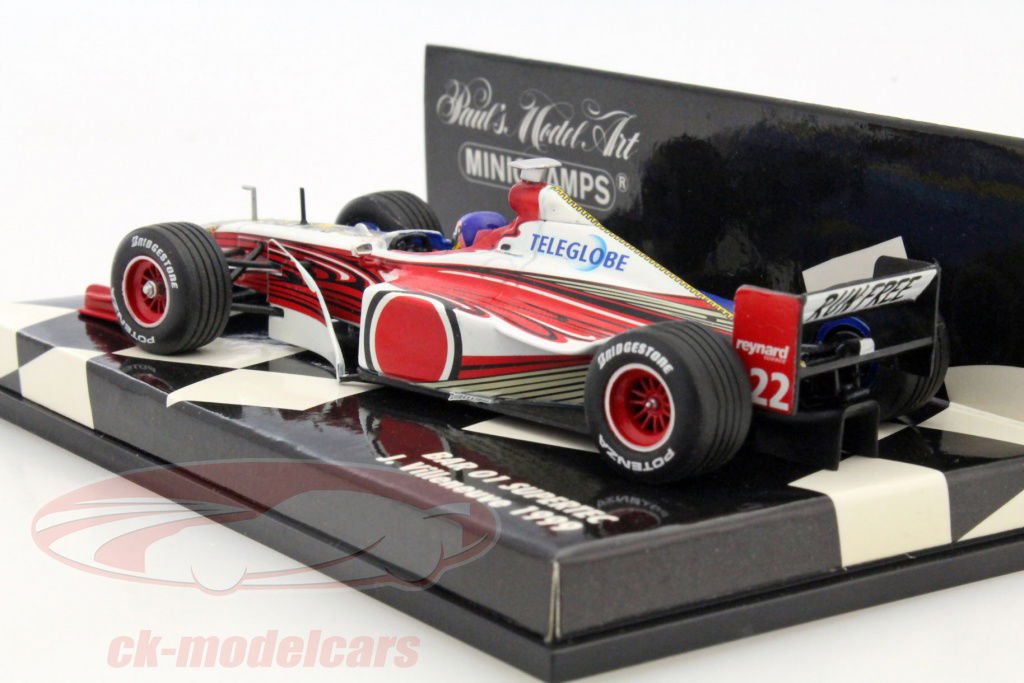 MINICHAMPS BAR 01 SUPERTEC ミニカー 2台セット MINICHAMPS BAR 01 SUPERTEC ミニカー 2台セット Modellino F1