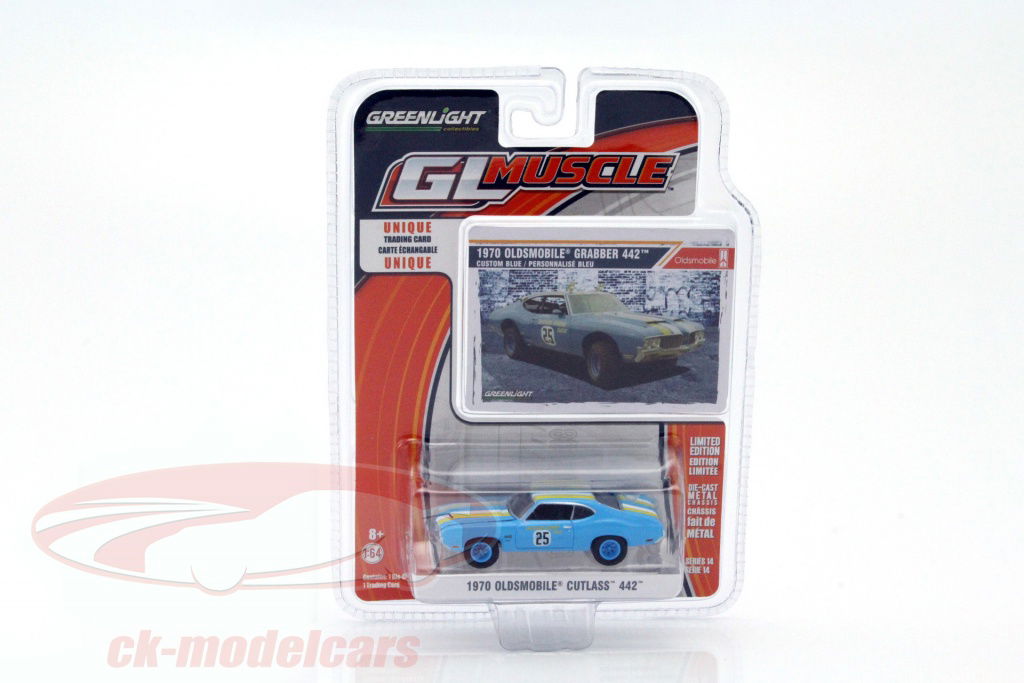greenlight-1-64-oldsmobile-cutlass-442-annee-de-construction-1970-bleu-13140/