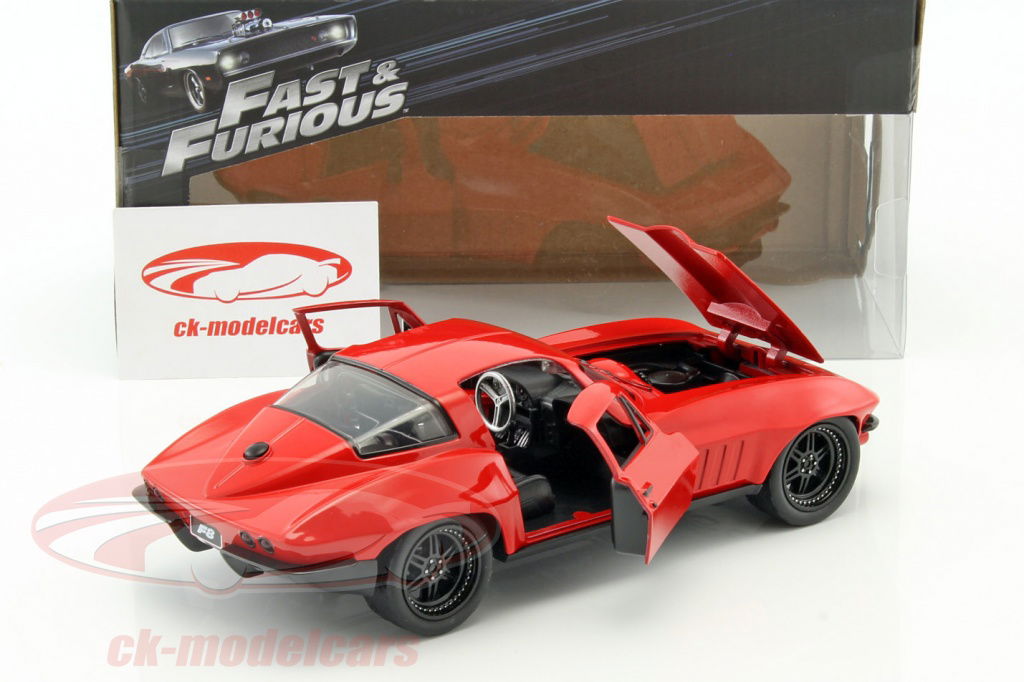 ワイスピJADATOYS 1:24 LETTY'S CHEVY CORVETTE Amazon.com: JADA Fast & Furious 1:24 Letty's 1966 Chevy