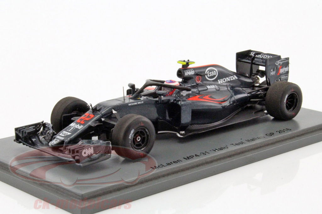 Spark 1:43 Jenson Button McLaren MP4-31 #22 Halo Test Italy