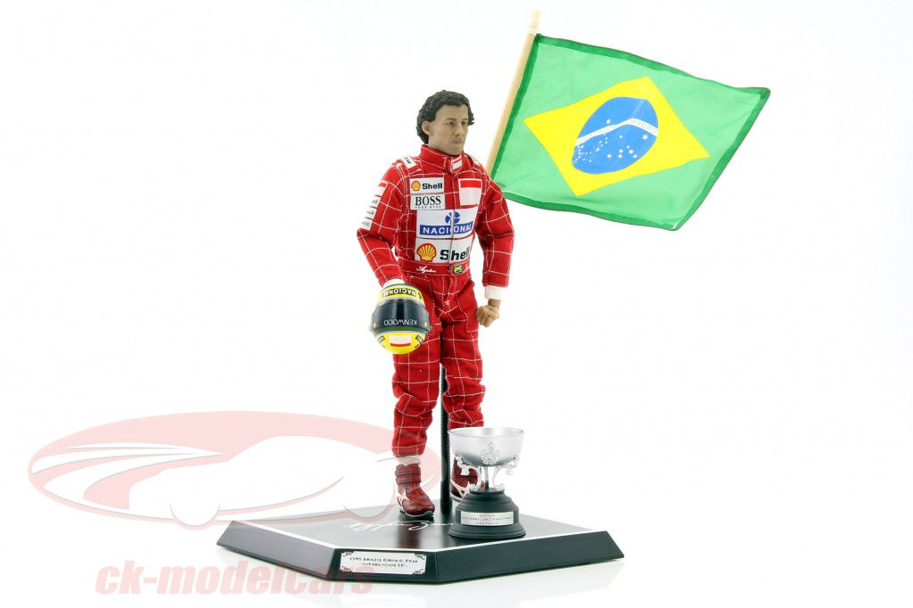 Iron Studios 1:6 Ayrton Senna driver figure Winner Brazil GP