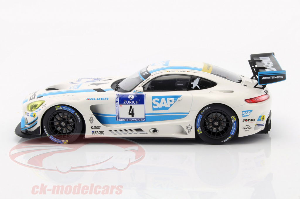 1/18  ベンツAMG GT3 Amazon.com: ModelToyCars Paragon 1:18 Mercede AMG GT3 Green