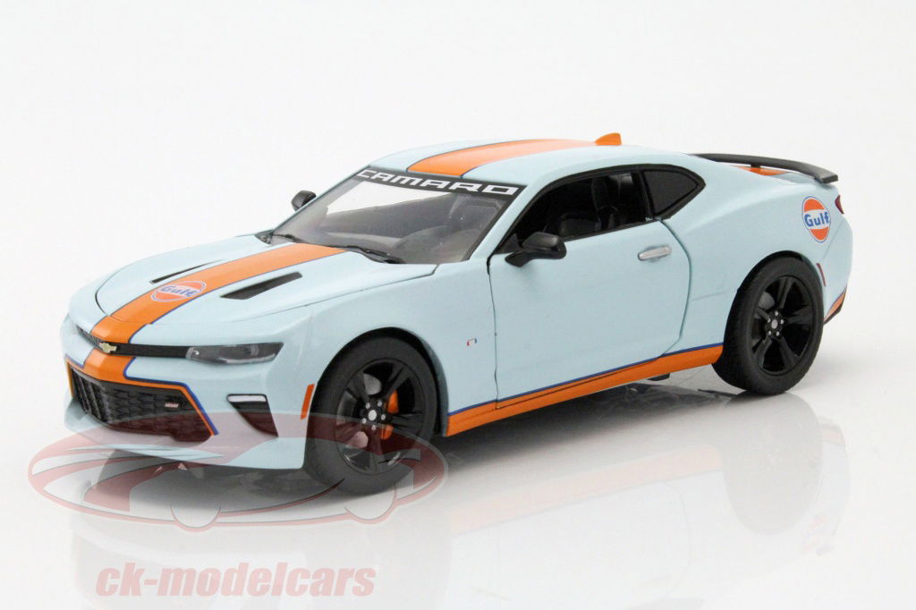 greenlight-1-24-chevrolet-camaro-ss-annee-de-construction-2017-gulf-version-18233/