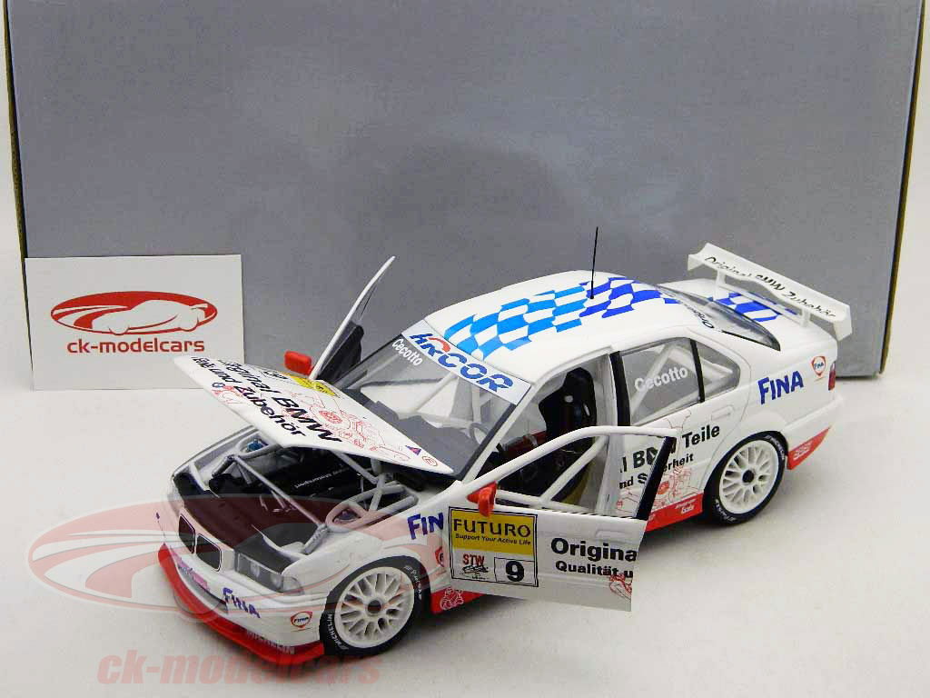 自動車 BMW 320i STW '98 Winner J. Cecotto UT-Models 1:18 J. Cecotto BMW 320i #9 STW Cup 1998 UT MODELS
