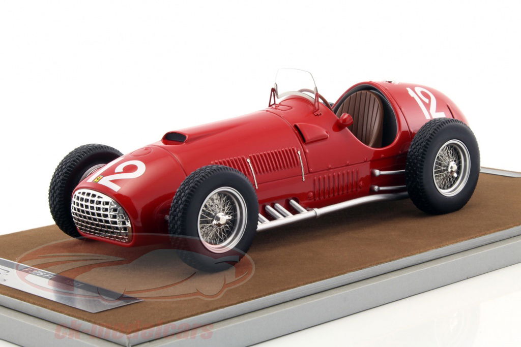 ミニカー　1/18 フェラーリ 375 F1 ブリティッシュGP 1951 優勝車 F.Gonzales ドライバーフィギュア付 #12 [TMD18-63B] Froilan Gonzales Ferrari 375 F1 #12 Winner British GP 1951