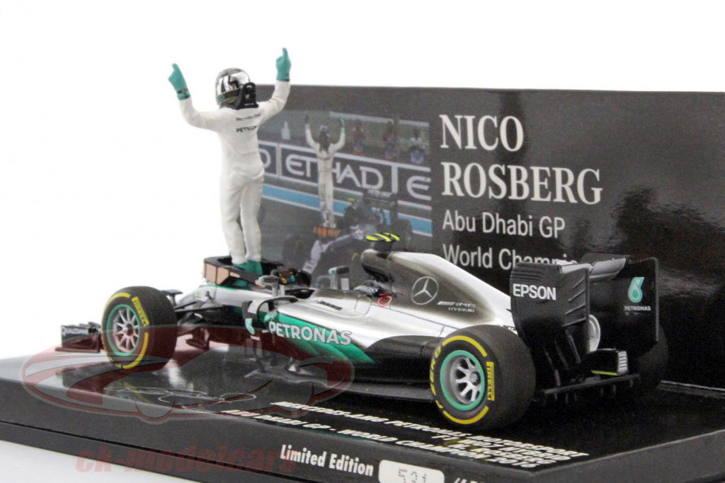 ミニカー MINICHAMPS F1 W07 Hybrid NICO ROSBERG model car 110160006 4012138136922
