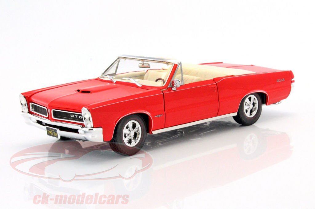 1965 Pontiac GTO　マイスト製 Amazon.co.jp: マイスト 1965 ポンティアック GTO [グレー] 1/18