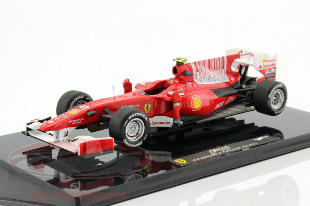 HotWheels Elite 1:43 Fernando Alonso Ferrari F10 Bahrain GP