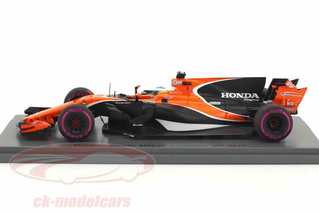 スパーク 1/43 マクラーレンホンダ MCL32 アロンソ オーストラリアGP Spark 1:43 Fernando Alonso McLaren MCL32 #14 Australia GP