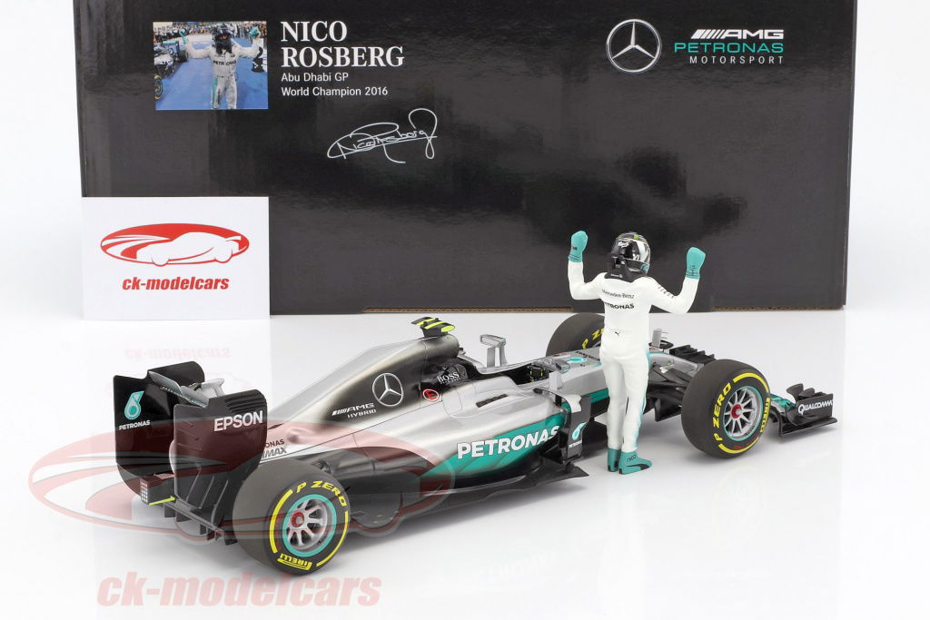 Minichamps 1:18 Nico Rosberg Mercedes F1 W07 Hybrid #6 World