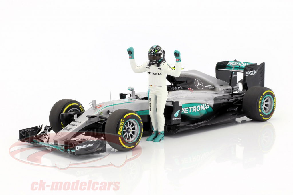 Minichamps 1:18 Nico Rosberg Mercedes F1 W07 Hybrid #6 World