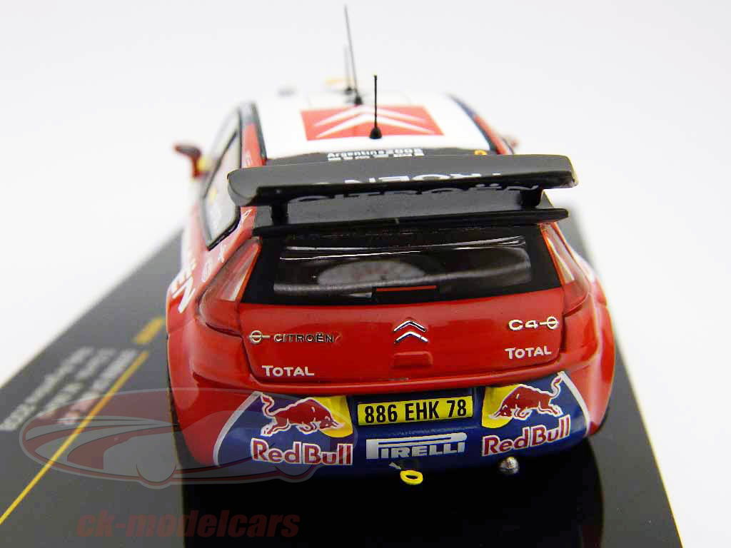 【美品】ixo 1/43 WRCmodel CitroenDS3/C4 Citroen C3 WRC, No.1, Red Bull, WRC, Rallye Monte Carlo 2019