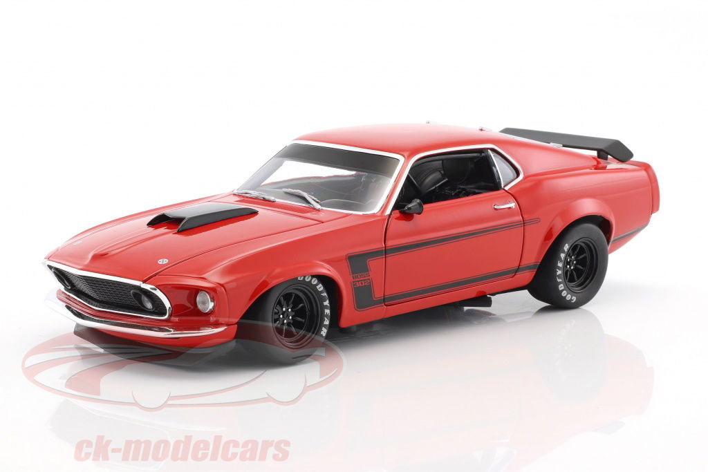1969 Trans Am Mustang 限定版 GMP 1:18 Ford Mustang Boss 302 Trans Am year 1969 red