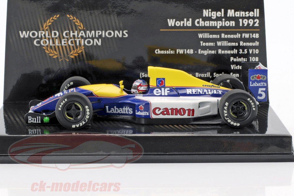 F1 MINICHAMPS 1/43 ウィリアムズ・ルノーFW14 限定仕様 F1 MINICHAMPS 1/43 ウィリアムズ・ルノーFW14 限定仕様
