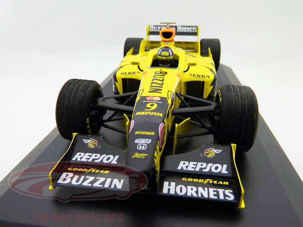 【1000個限定】 1/18 ジョーダン 無限ホンダ鈴鹿テストカー フレンツェン Minichamps 1:18 D.ヒルジョーダン無限ホンダJ198フォーミュラ1