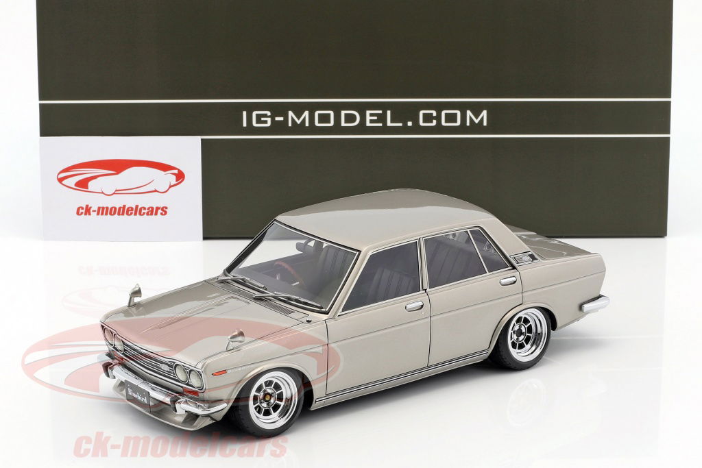 【新品未使用】1/18 Datsun Bluebird (510) White 1/18 Ignition Model Datsun Bluebird (510) White