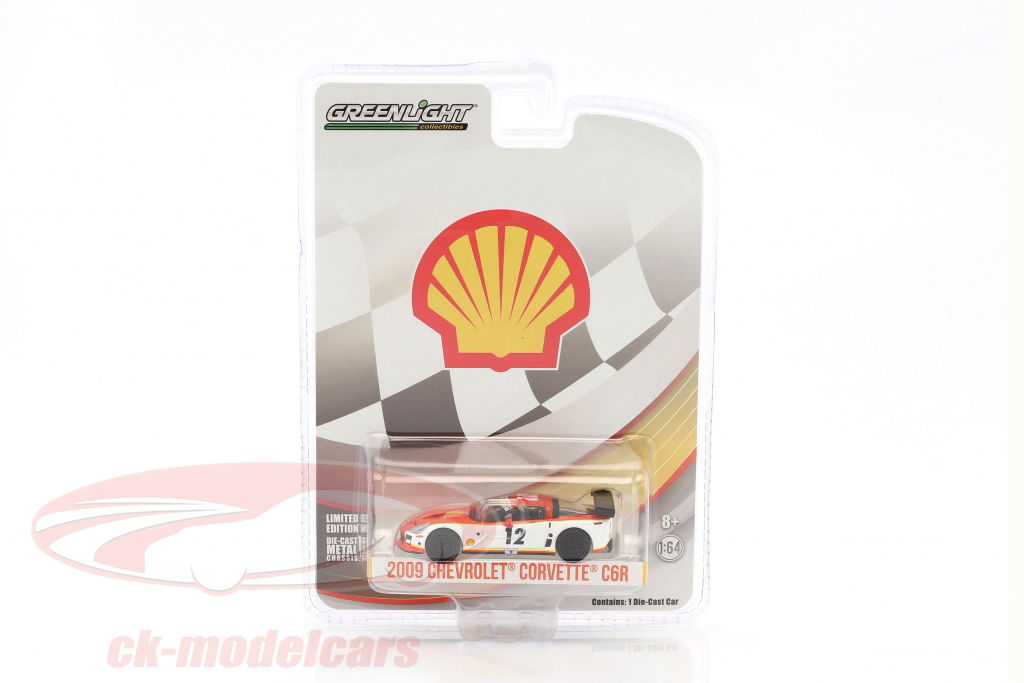 greenlight-1-64-chevrolet-corvette-c6r-no12-shell-oil-annee-de-construction-2009-blanc-orange-29907/
