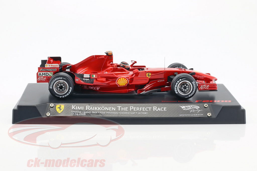 【レア品】1/18 フェラーリF2007 ハットトリック ライコネン 1/18 マテル フェラーリ F2007 K.ライコネン オーストラリアGP