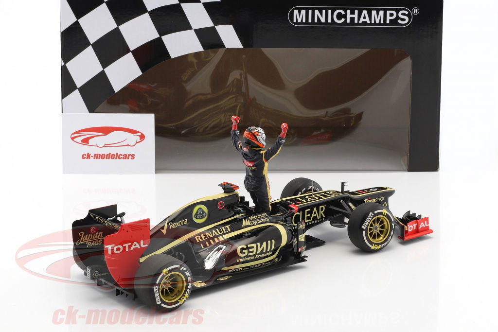 ミニカー 1/18 minichamps LOTUS RENAULT show car MINICHAMPS 1/18 - LOTUS RENAULT 98T DIRTY VERSION - GERMAN
