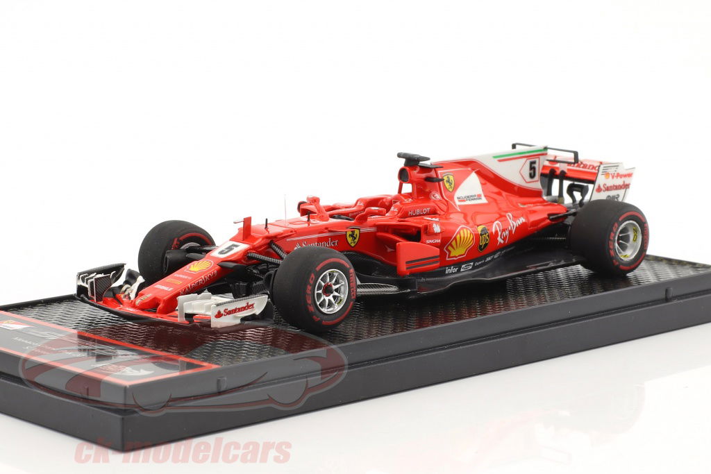 BBR Models 1:43 Sebastian Vettel Ferrari SF70H #5 Winner