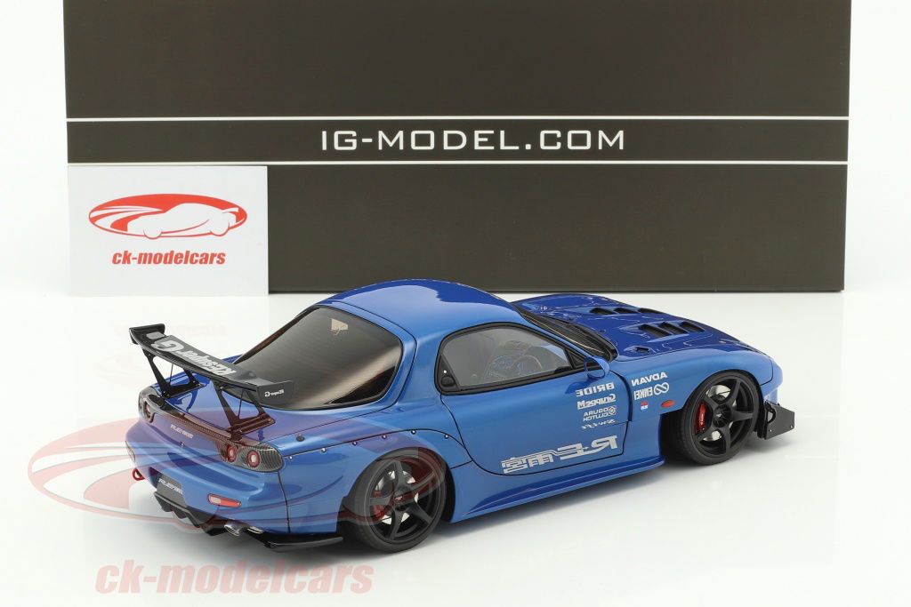 sasakikaku　1/18 Mazda RX-7 RE雨宮 IG1519 1/18 Mazda RX-7 (FC3S) RE Amemiya Light Blue | LINE