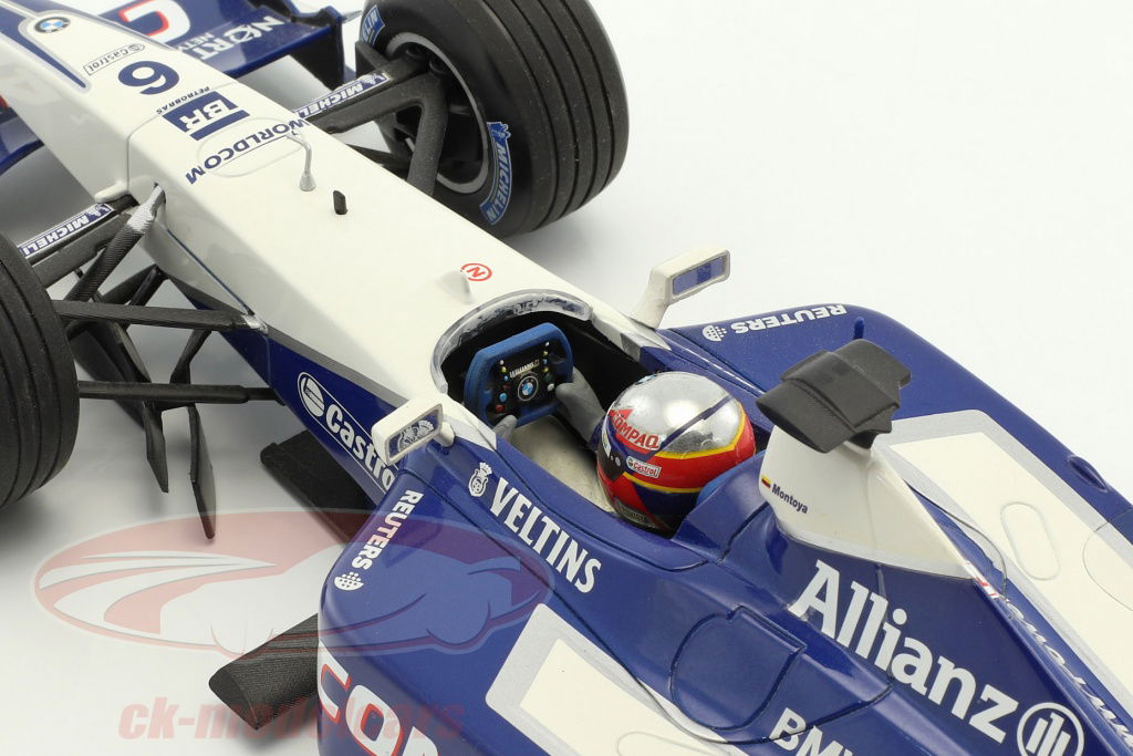Minichamps 1:18 Juan Pablo Montoya Williams FW25 #6 showcar