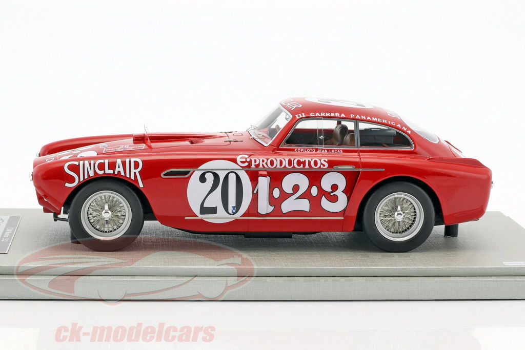 Tecnomodel 1:18 Ferrari 340 Mexico Vignale #20 3rd Carrera
