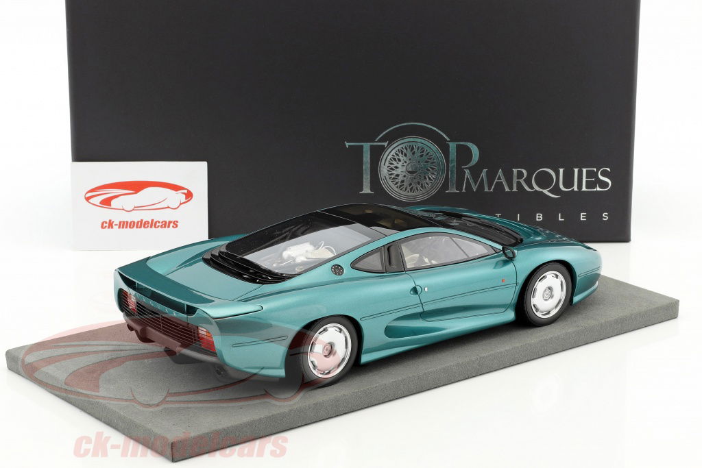 TopMarques 1:18 Jaguar XJ 220 year 1992 green metallic