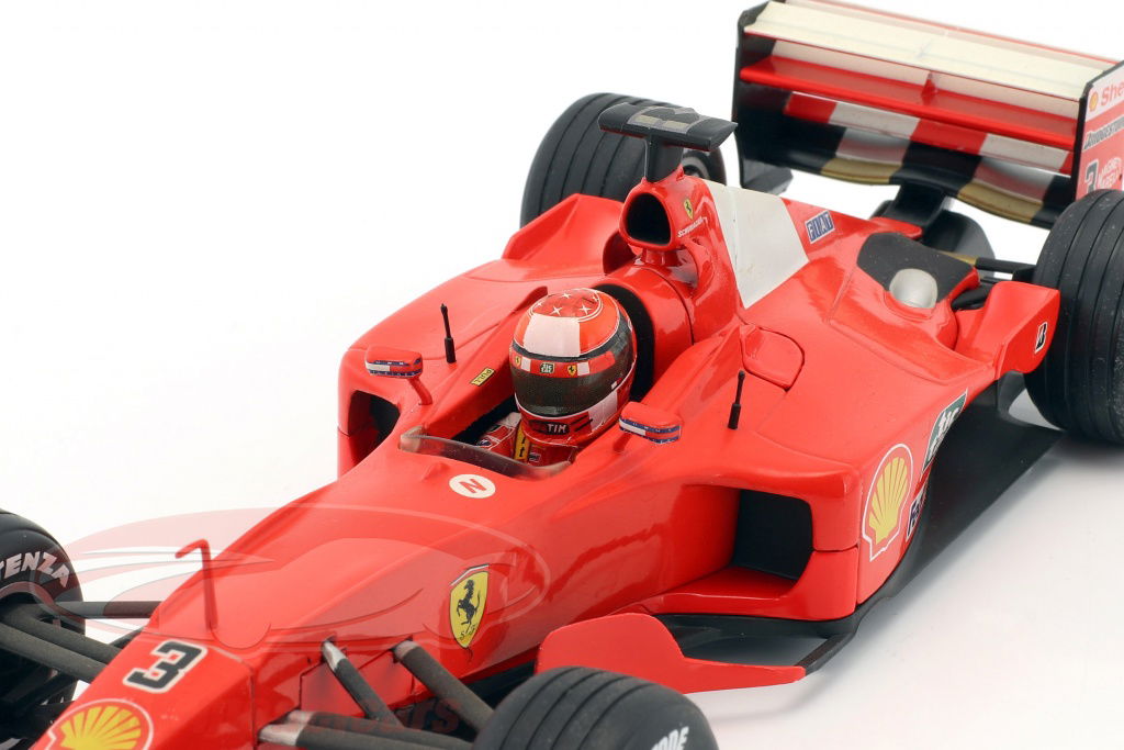 Ferrari F2001, F189, F60, F1-2000 セット HotWheels 1:18 Michael Schumacher Ferrari F2001 #1 World