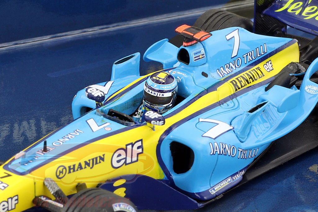 スポーツ 1/43 minichamps Renault F1 R24 J.Trulli Minichamps 1:43 Jarno Trulli Renault R24 Engine RS24 #7