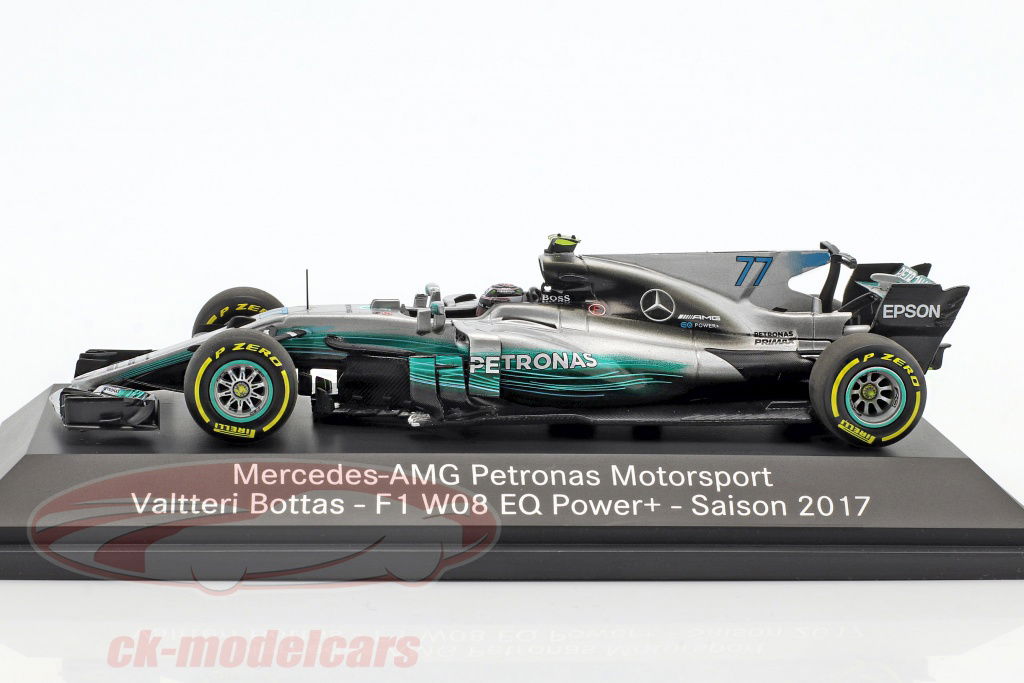 Minichamps 1:43 Valtteri Bottas Mercedes F1 W08 EQ Power #77